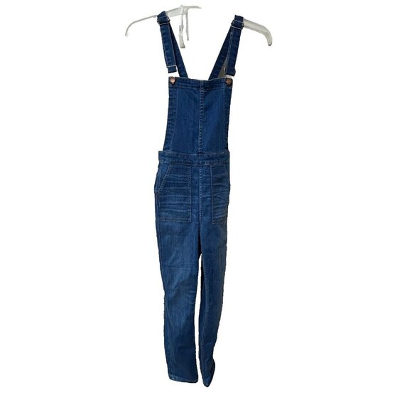 Madewell Denim - Madewell Skinny Overalls Women's Size Small Santiago Medium Wash Denim